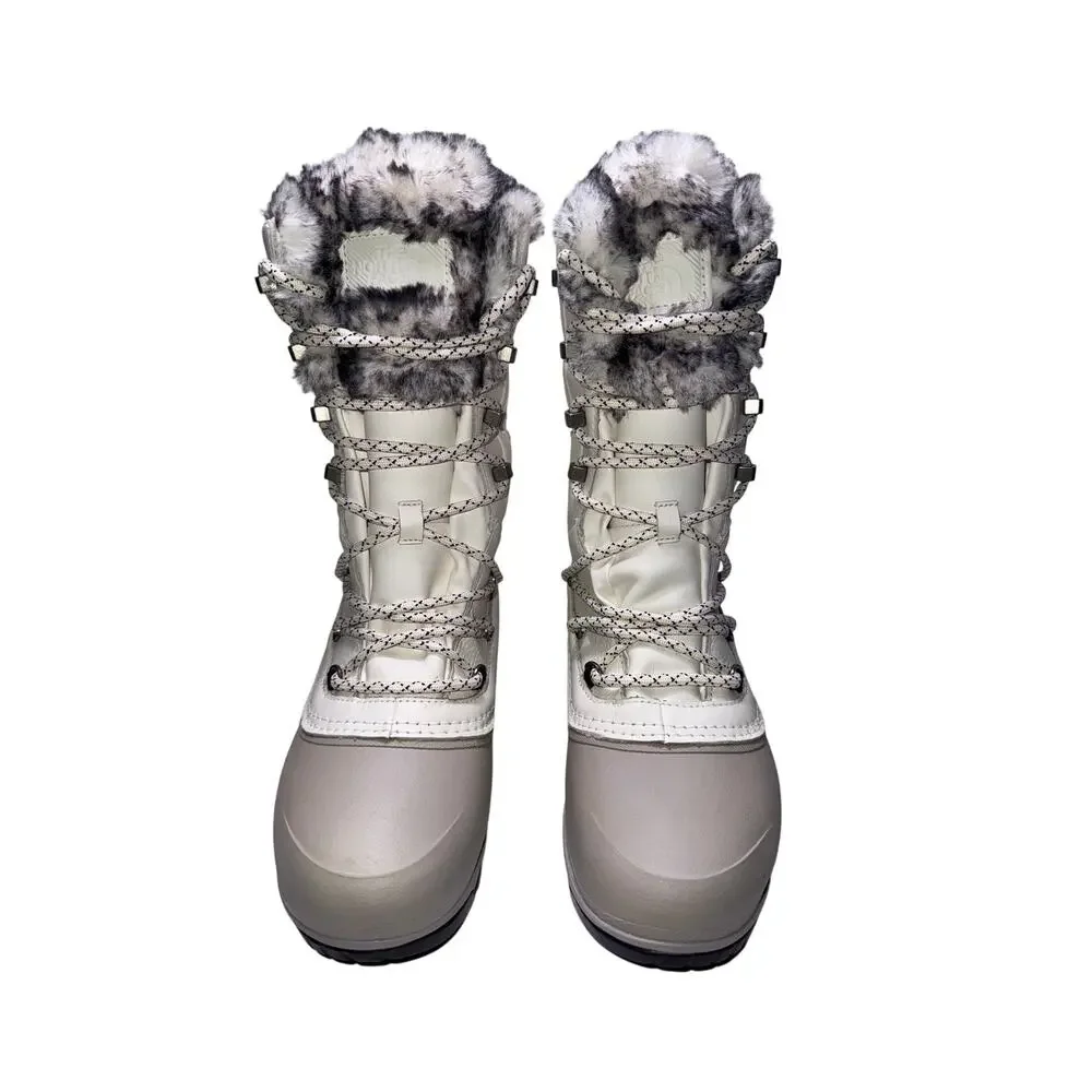 The North Face Shellista Winter Snow Boot Womens 7.5 Insulated WP Gardenia White